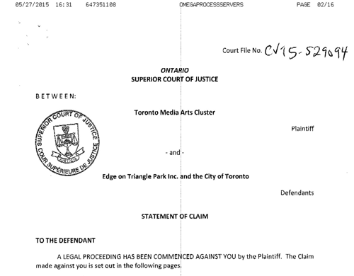 TMAC sues City, Urbancorp